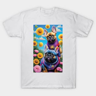 Frenchie's Flower Power T-Shirt